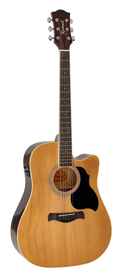 Richwood RD-12-CE Artist Series akoestische gitaar, dreadnought, actieve EQ, naturel