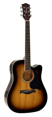 Richwood RD-12-CESB Artist Series akoestische gitaar, dreadnought, actieve EQ, sunburst