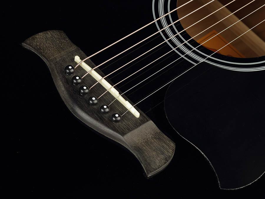Richwood RD-12-CEBK Artist Series akoestische gitaar, dreadnought, actieve EQ, zwart