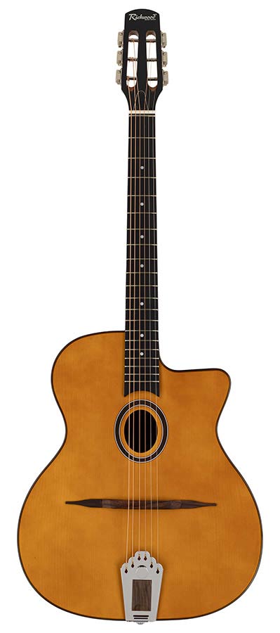 Richwood RM-70-NT Hot Club jazz gitaar, naturel, ovaal klankgat