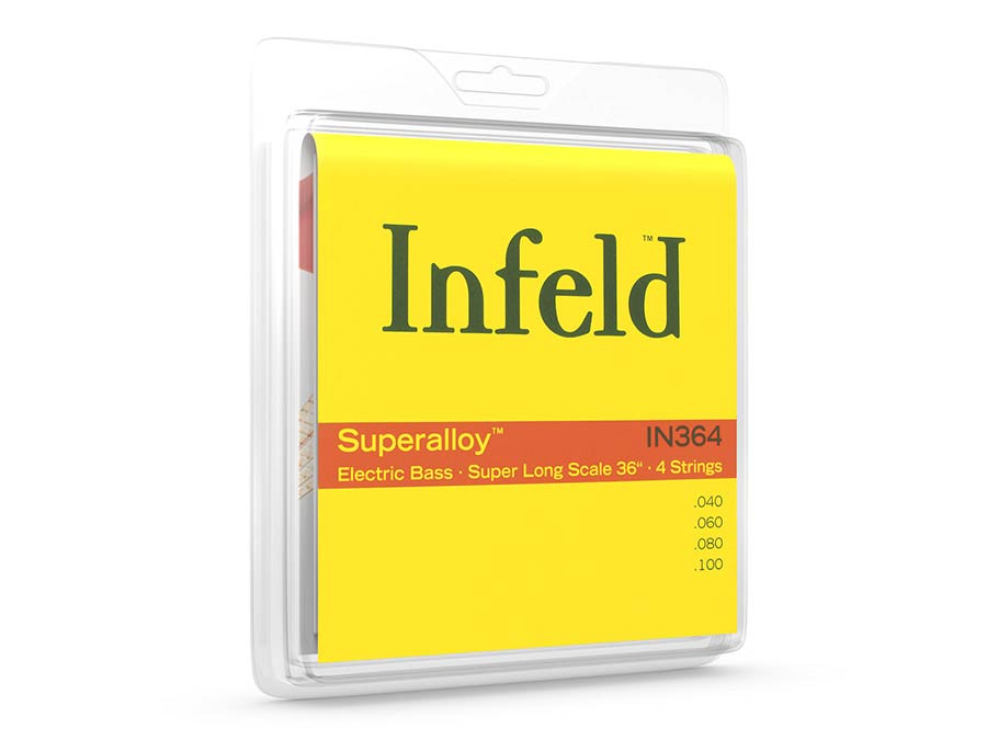 Thomastik-Infeld THIN-364 snarenset basgitaar, superalloy hexcore, 040-060-080-100, super longscale 36"