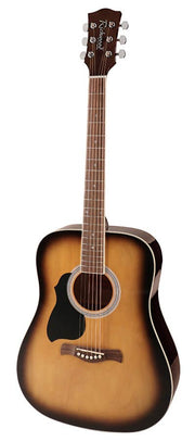 Richwood RD-12L-SB Artist Series linkshandige akoestische gitaar, dreadnought, sunburst