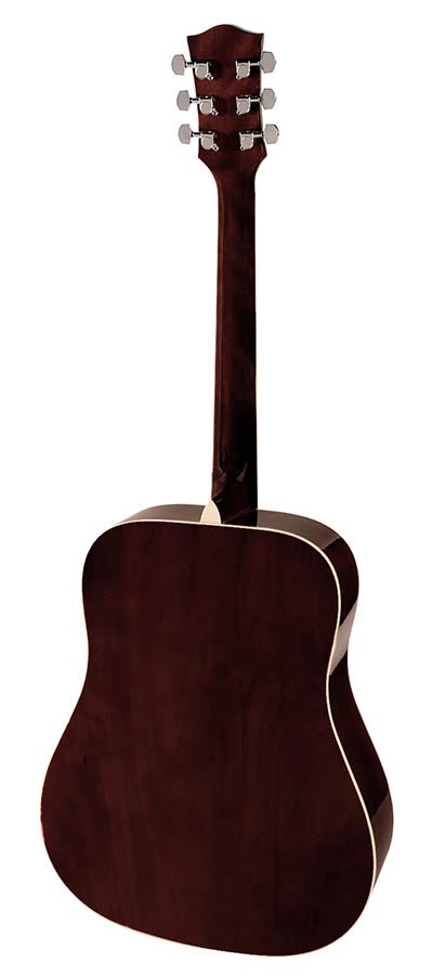 Richwood RD-12L-SB Artist Series linkshandige akoestische gitaar, dreadnought, sunburst