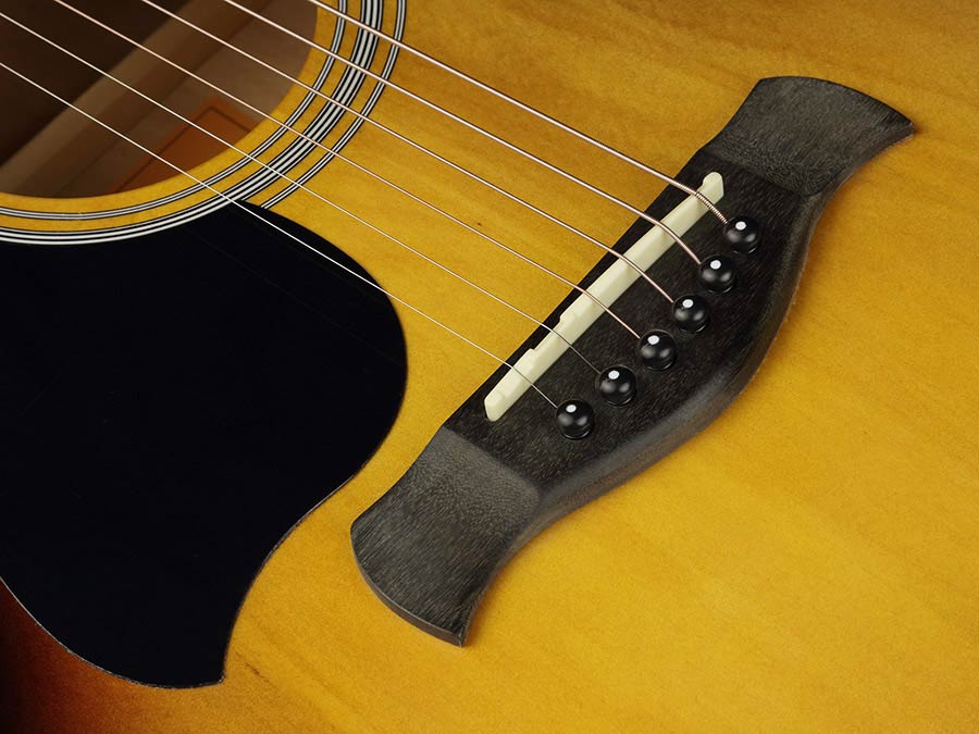 Richwood RD-12L-SB Artist Series linkshandige akoestische gitaar, dreadnought, sunburst