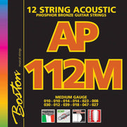 Boston AP-112-M snarenset voor 12-snarige akoestische gitaar – fosforbrons, medium