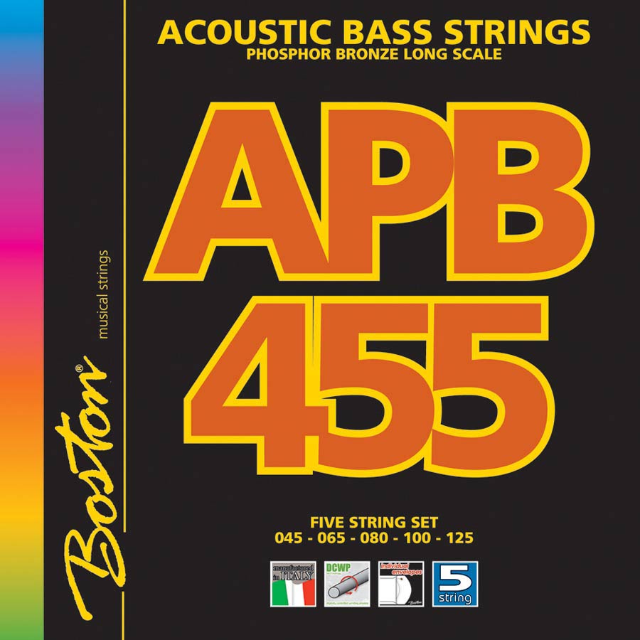 Boston APB-455 snarenset voor 5-snarige akoestische basgitaar – medium .045–.125
