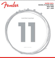 Fender snarenset elektrisch, nickel roundwound, medium: 011-014-018-028-038-049