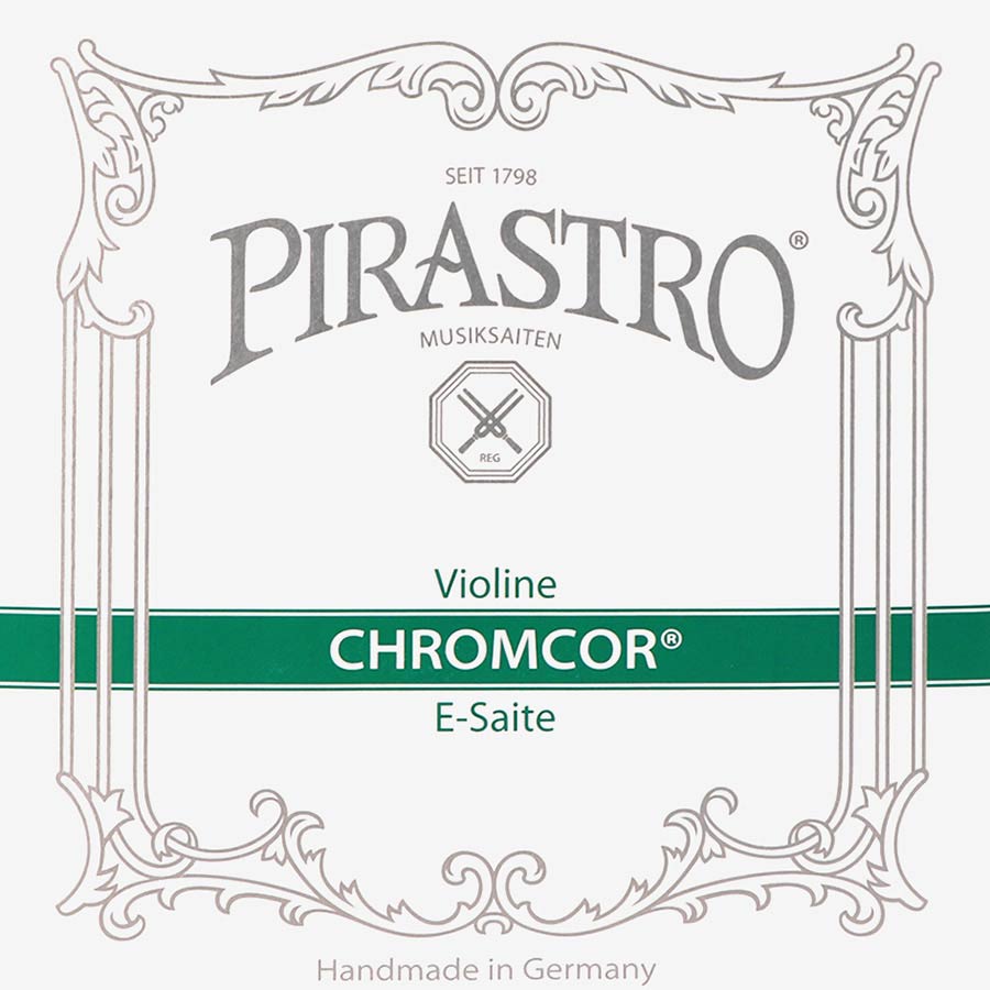 vioolsnaar E-1, medium, in envelop, ball end, chroom steel