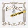 snaar voor viola d'amore A-7, (26 1/2), gut/silverplated