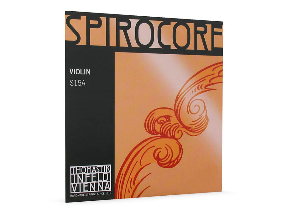 Thomastik-Infeld TH-S-15A Spirocore snarenset voor viool 4/4, medium, bestaande uit TH-S-8, TH-S-10, TH-S-12 en TH-S-13