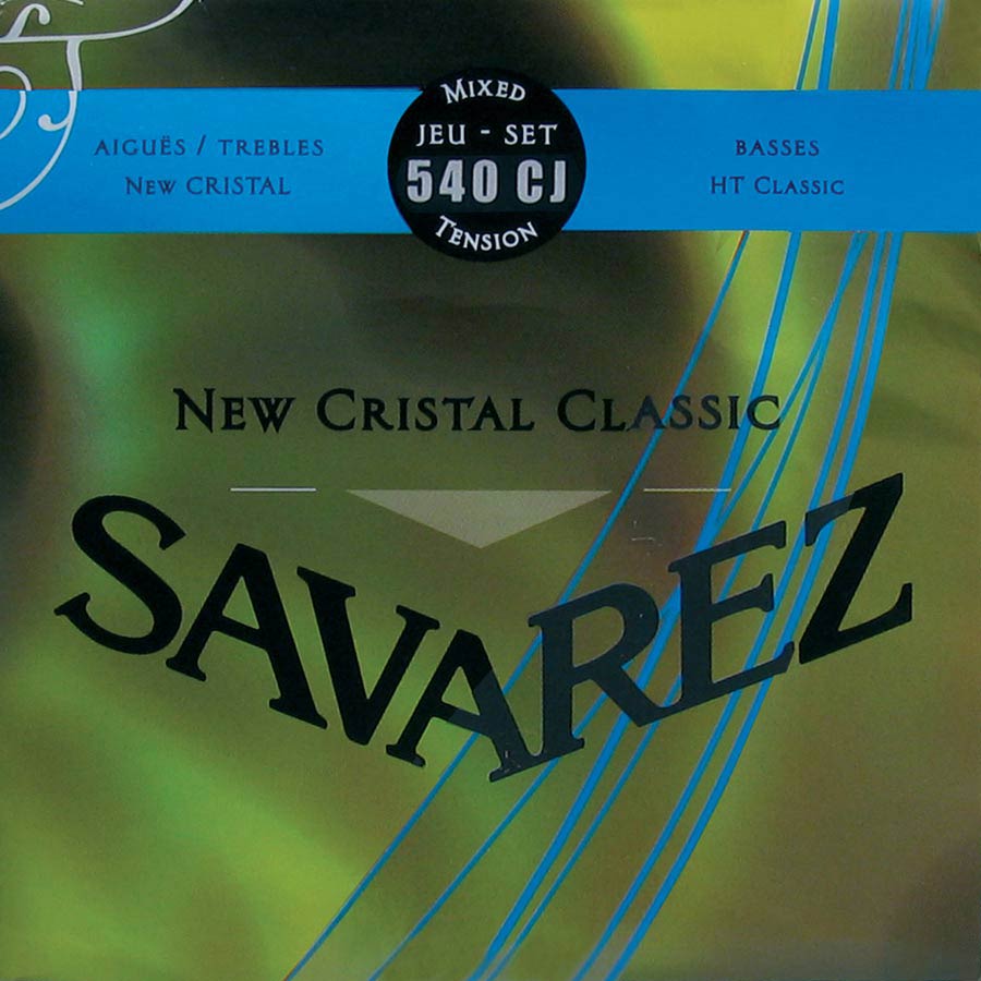 Savarez 540CJ New Cristal Classic snarenset voor klassieke gitaar – hoge spanning