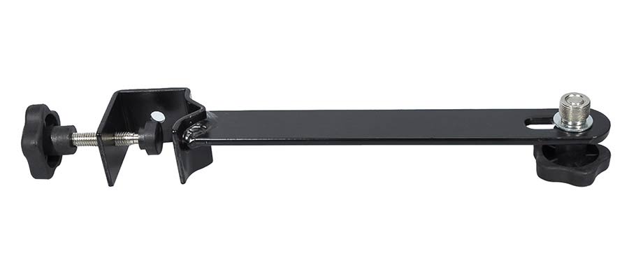 Gatt Audio - GMA-10 - microfoonstatief adaptor, zwart, bolt clamp, 5/8" draad, lengte 26,4 cm