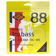 Rotosound RS885LD Tru Bass 88 snarenset elektrische basgitaar, 5-snarig, black nylon flatwound, 65-135, standard gauge