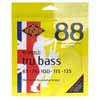 Rotosound RS885LD Tru Bass 88 snarenset elektrische basgitaar, 5-snarig, black nylon flatwound, 65-135, standard gauge