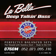 La Bella 760M Deep Talkin' Bass bassnaren, medium spanning, 052-110