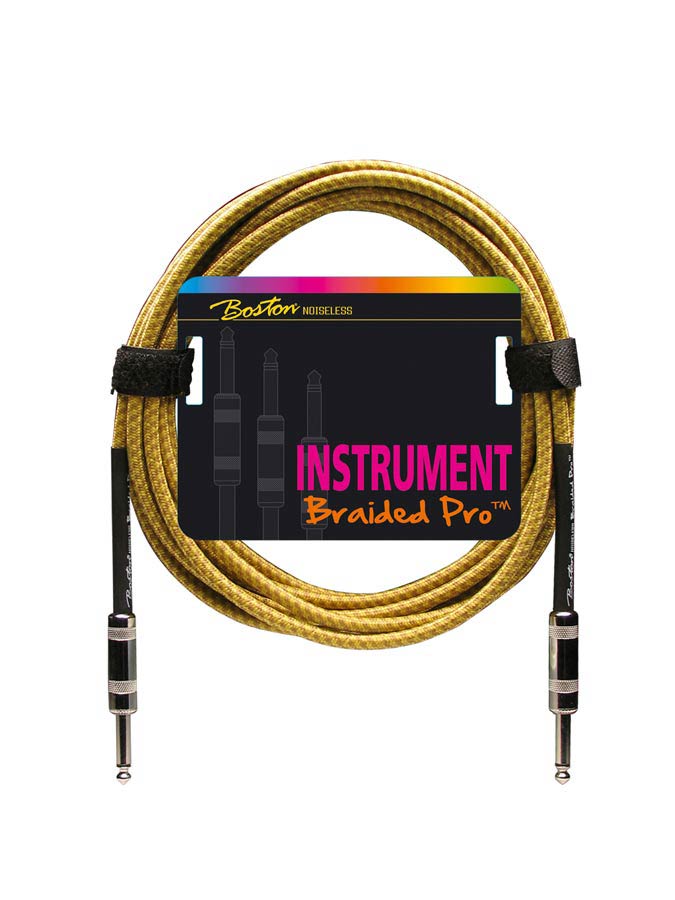 Boston GC-262-3 Instrumentkabel Vintage Tweed 3 meter