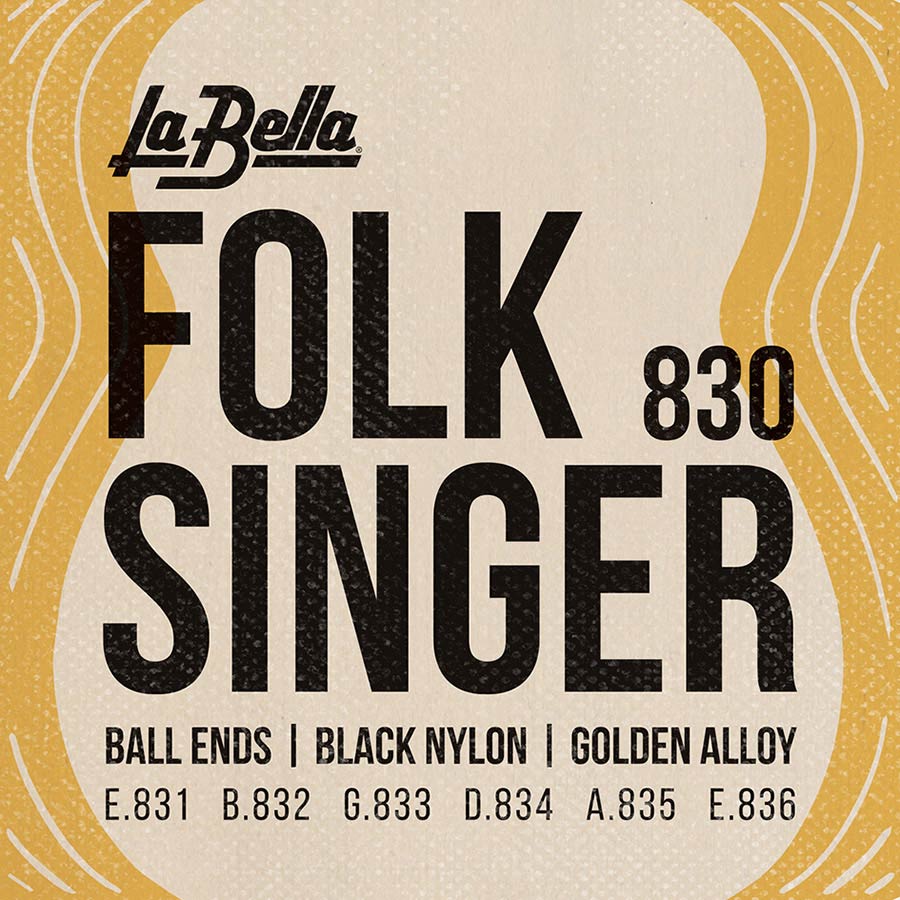 La Bella Folk Singer Klassieke gitaarsnaren Medium 028-032-040-031-035-044
