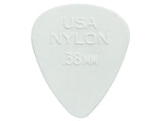 Dunlop 44-P-38 Nylon Standard Plectra 0.38 mm Wit