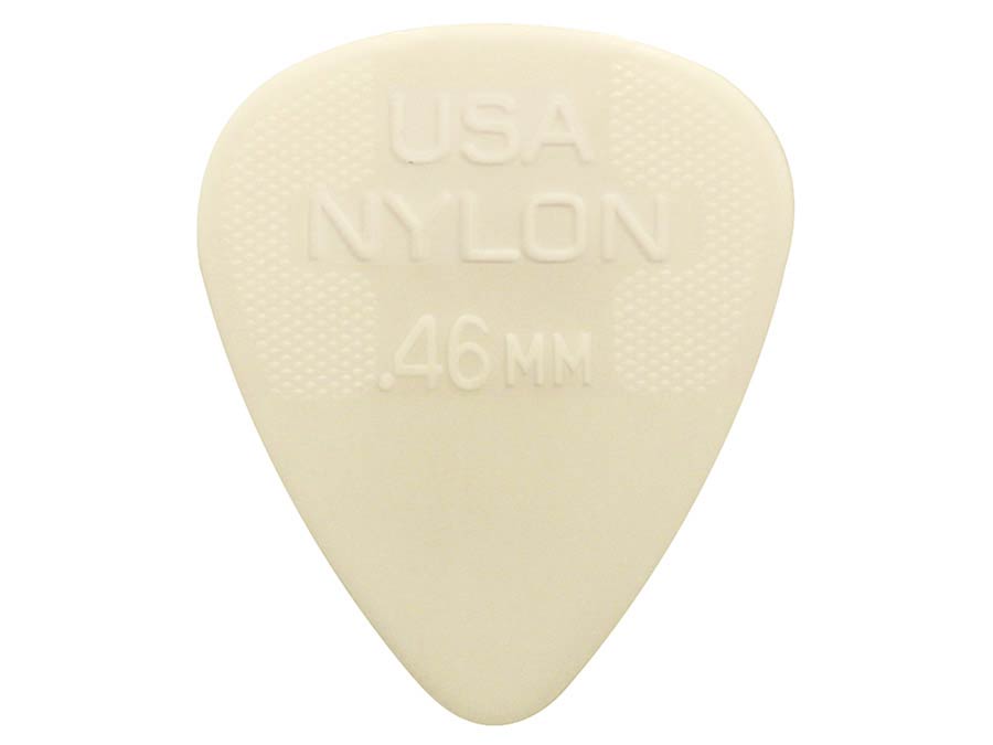 Dunlop 44-P-46 Nylon Standard Plectra 0.46 mm Creme