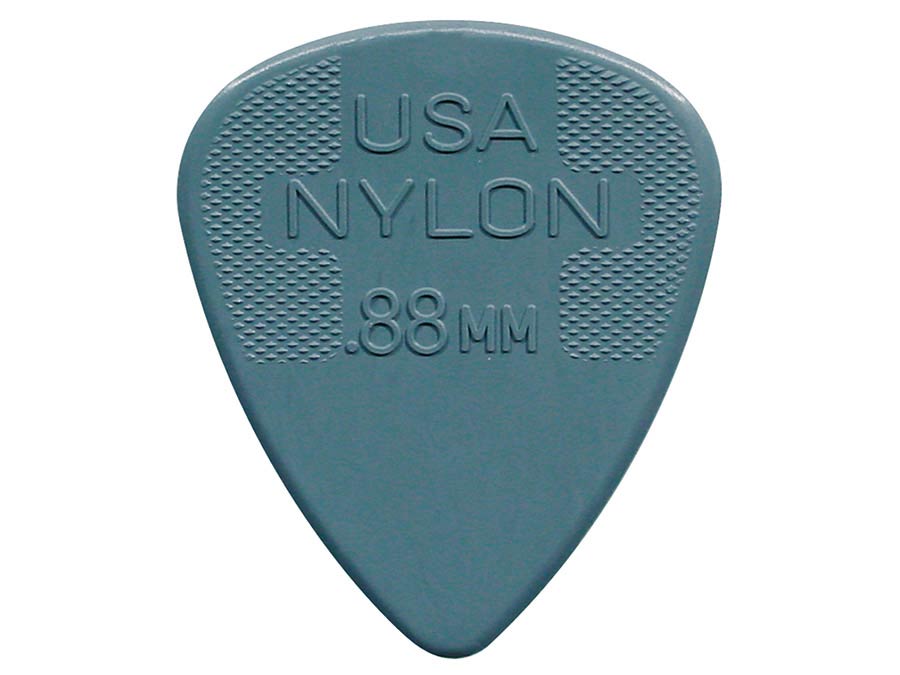 Dunlop 44-P-88 Nylon Standard Plectra 0.88 mm Donkergrijs