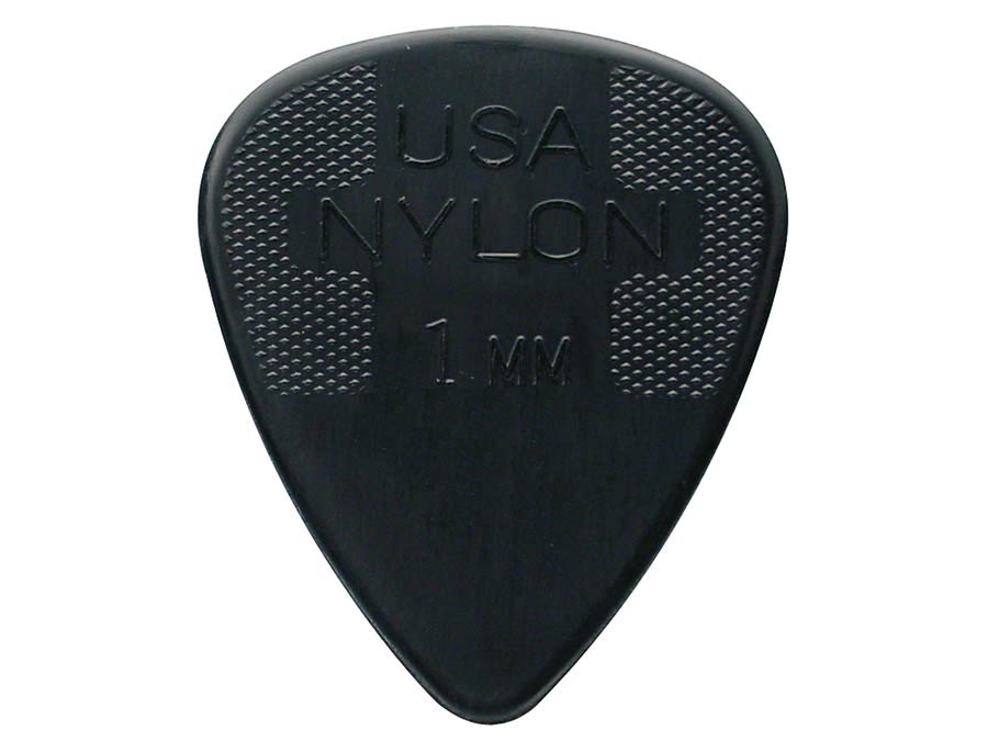 Dunlop 44-P-100 Nylon Standard Plectra 1.00 mm Zwart