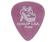 Dunlop 417-P-71 Gator Grip Plectra 0.71 mm Paars