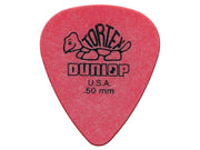 Dunlop 418-P-50 Tortex Standard Plectra 0.50 mm Rood