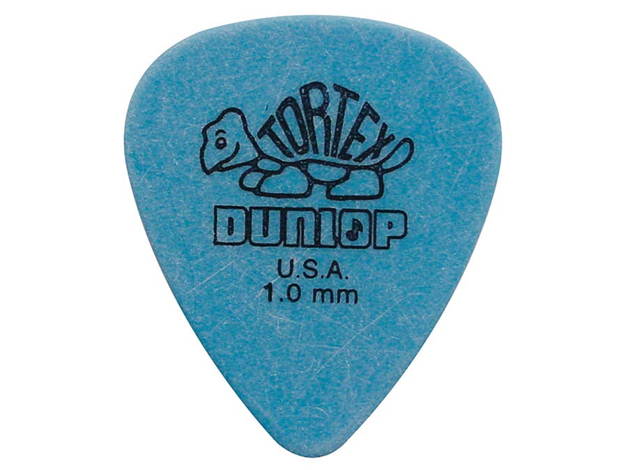 Dunlop 418-P-100 Tortex Standard Plectra 1.00 mm Blauw