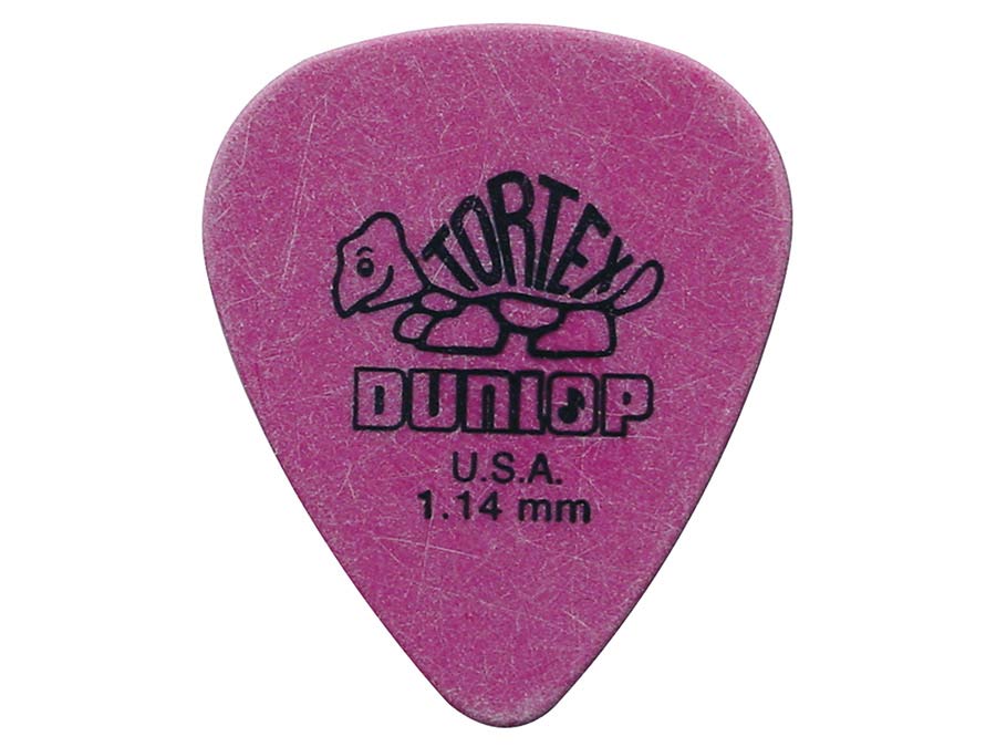 Dunlop 418-P-114 Tortex Standard Plectra 1.14 mm Paars