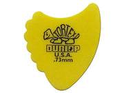 Dunlop 414-R-73 Tortex Sharkfin Plectra 0.73 mm Geel