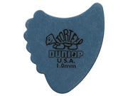 Dunlop 414-R-100 Tortex Sharkfin Plectra 1.00 mm Blauw