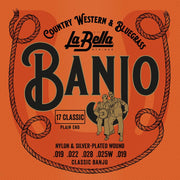 La Bella 17 Acoustic Folk banjosnaren, 019-028