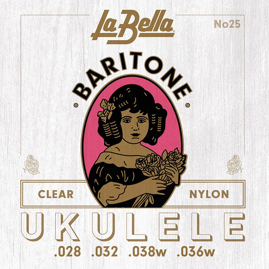 La Bella 25 Acoustic Folk ukelelesnaren