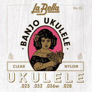 La Bella 13 Acoustic Folk banjosnaren voor banjolele, 023-028