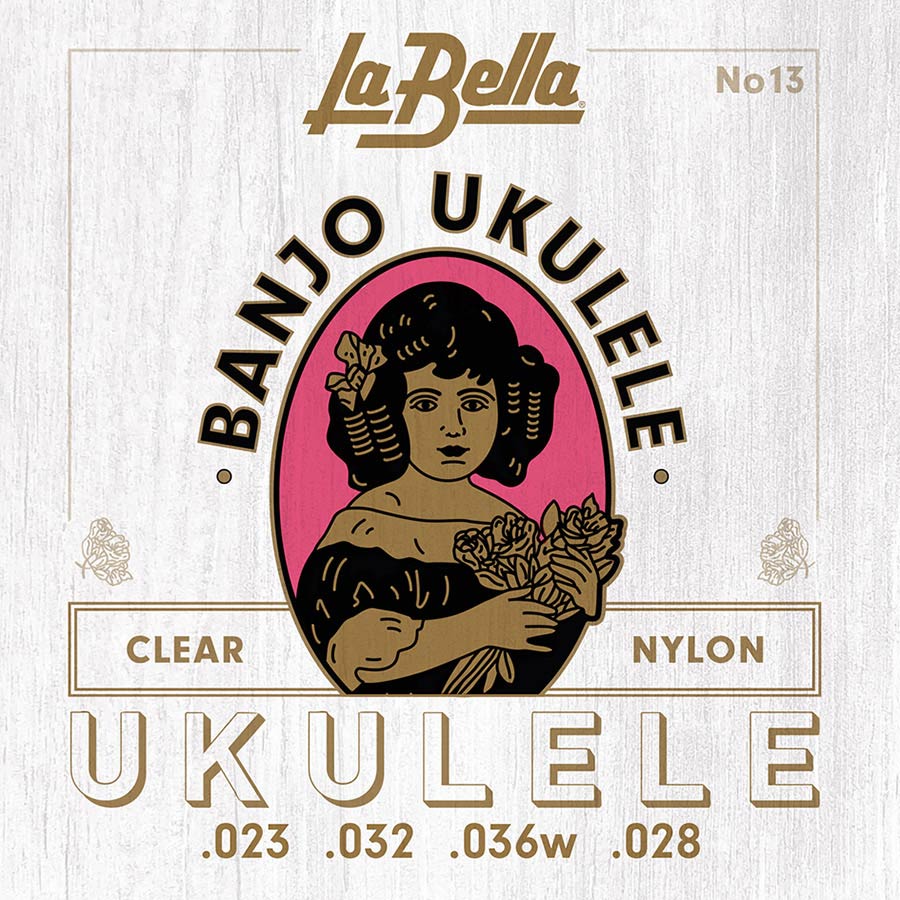 La Bella 13 Acoustic Folk banjosnaren voor banjolele, 023-028
