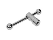 Boston OMS-302-005 wartelmoer M7 met grijpas, chroom, voor lessenaar en microfoonstatief