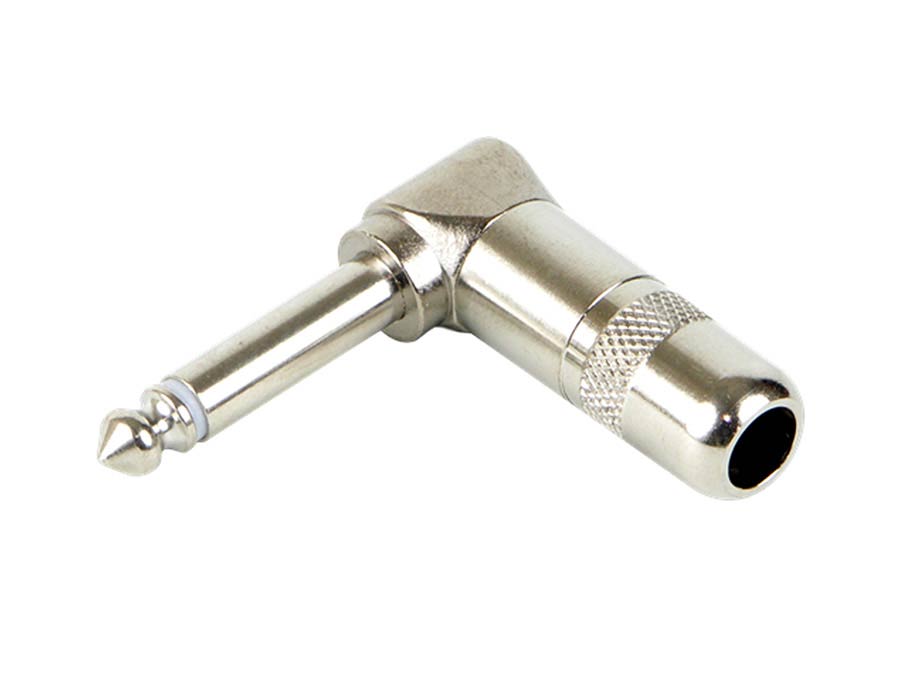 Switchcraft SC-226 haakse 6,35 mm mono jackplug - nikkel