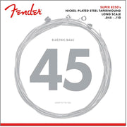 Fender snarenset basgitaar (snaren door body), nickel roundwound, medium 045-065-085-110tw