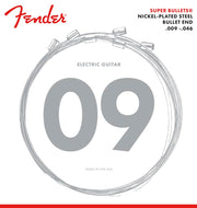 Fender snarenset elektrisch, nickel roundwound, light top regular bottom, 009-011-016-026-036-046
