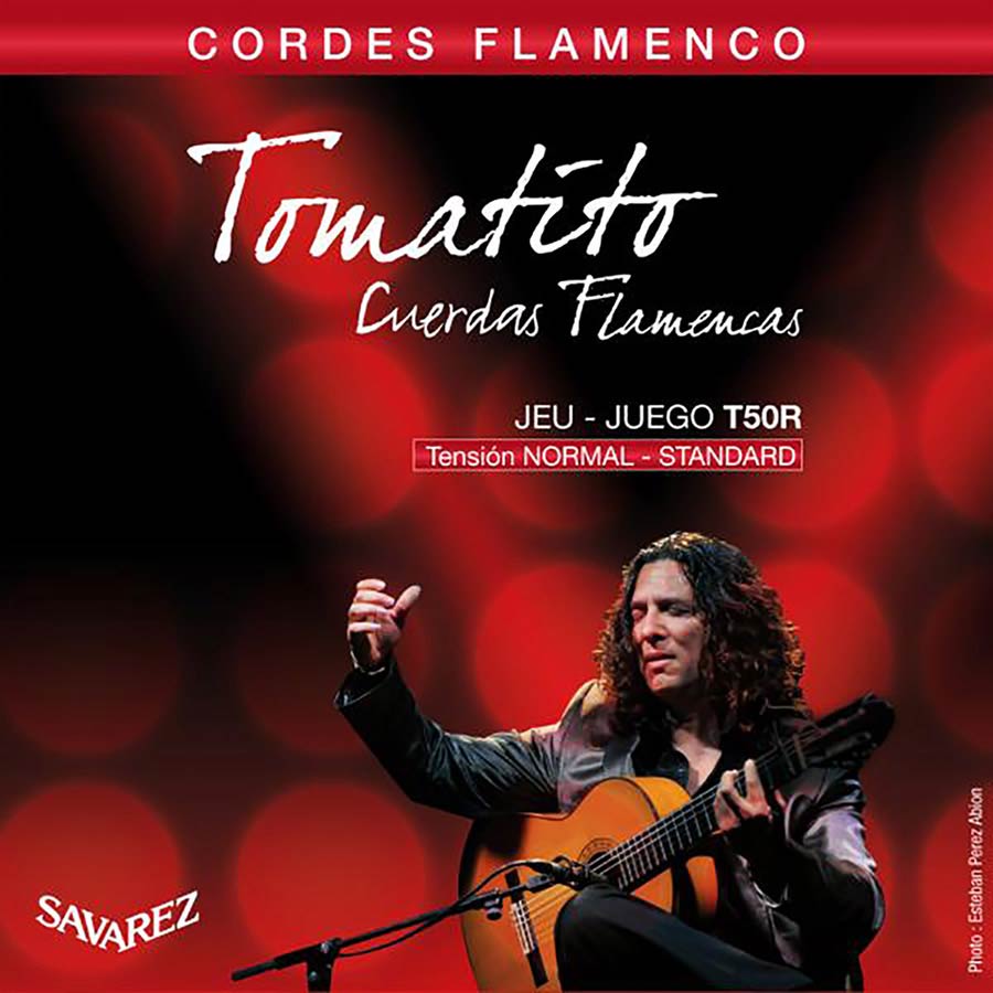 Savarez T50R Tomatito snarenset voor flamencogitaar – normale spanning