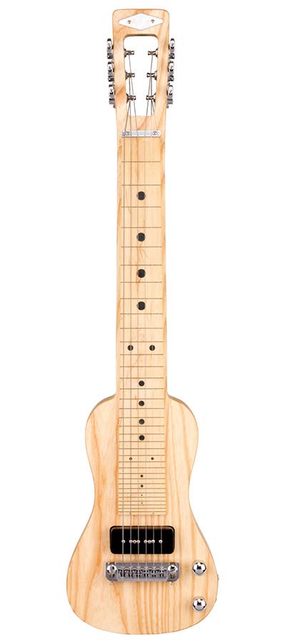 SX LG2ASHNA lapsteel van amerikaans essen met driepoot – naturel