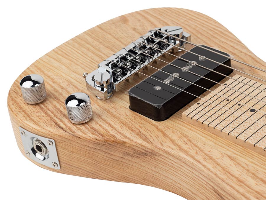 SX LG2ASHNA lapsteel van amerikaans essen met driepoot – naturel
