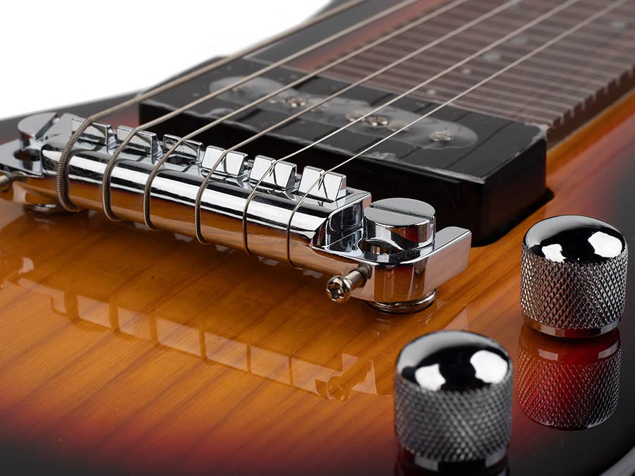 SX LG2ASH3TS lapsteel van amerikaans essen met driepoot – 3-Tone sunburst