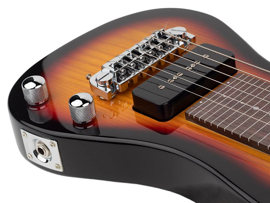 SX LG2ASH3TS lapsteel van amerikaans essen met driepoot – 3-Tone sunburst