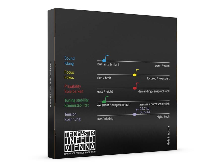 Thomastik-Infeld TH-58 Precision snarenset voor viool 4/4, bestaande uit TH-50, TH-51, TH-53 en TH-54 afbeelding 2