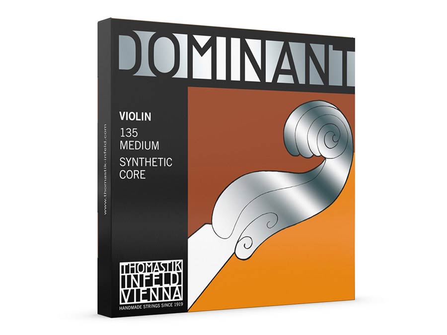 Thomastik-Infeld TH-135 Dominant snarenset voor viool 4/4, medium, bestaande uit TH-130, TH-131, TH-132 en TH-133