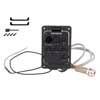 Richwood PSY-101 vervangingsonderdeel Fishman Presys voorversterker met element en jackplug in de staartknop