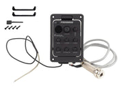 Richwood PSY-201 vervangingsonderdeel Fishman Presys+ voorversterker met element en jackplug in de staartknop