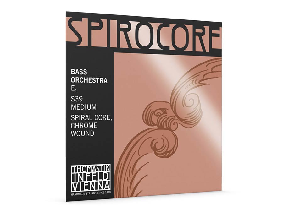 Thomastik-Infeld THS-39 contrabassnaar E-4 4/4, 110cm, medium, spiraalkern, chroom