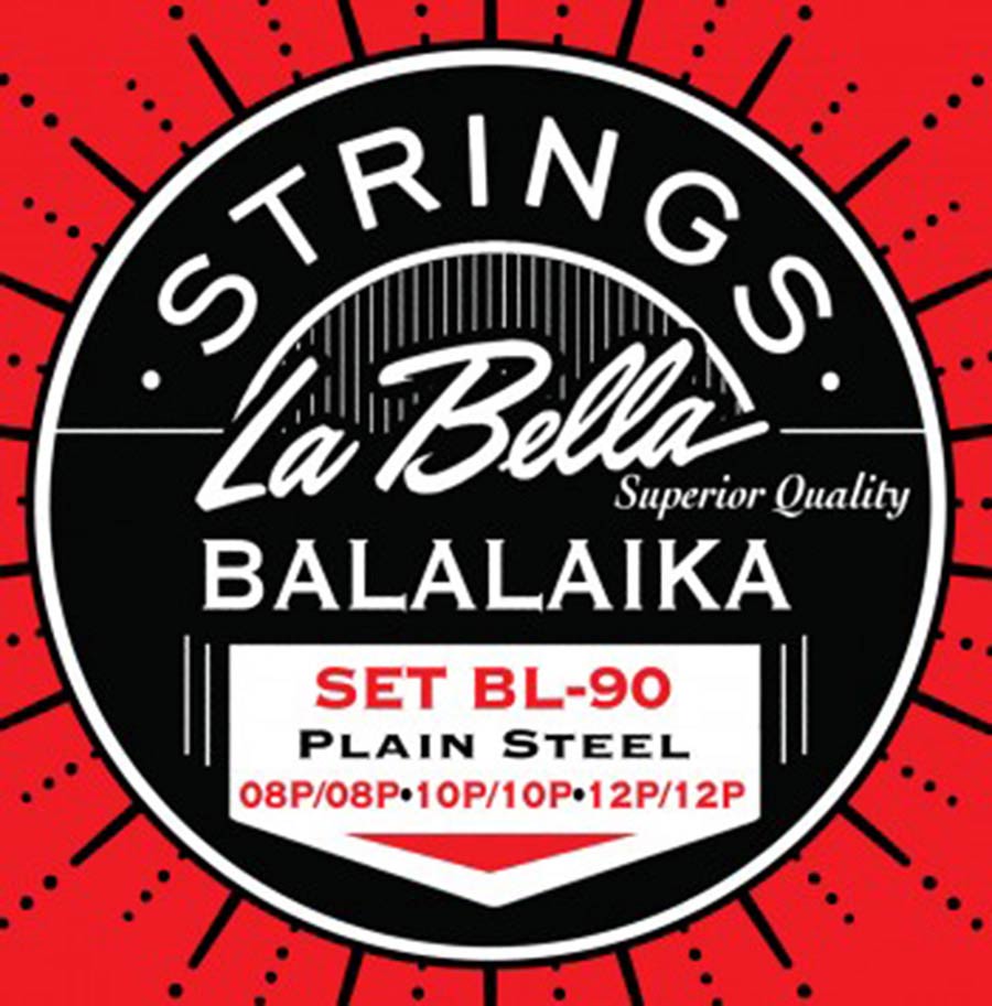 La Bella BL90 World Folk snaren voor balalaika, 008-012